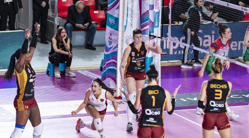 La sorpresa del campionato di serie A1 femminile si chiama Roma Volley