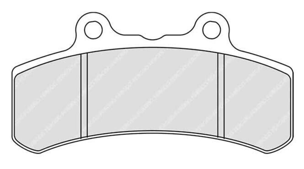 Pastiglie anteriori organiche per Buell 94-97 Ferodo
