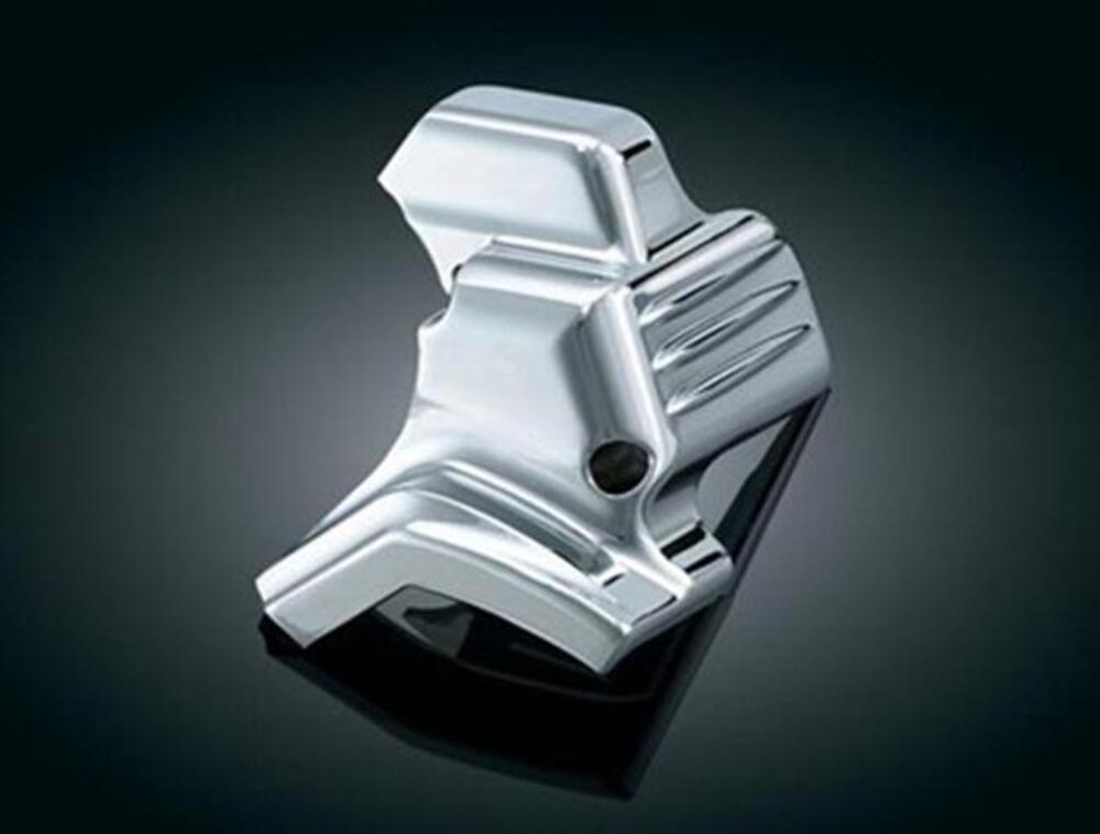 Coperchio motorino avviamento cromato per Touring 