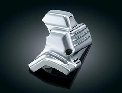 Coperchio motorino avviamento cromato per Touring 