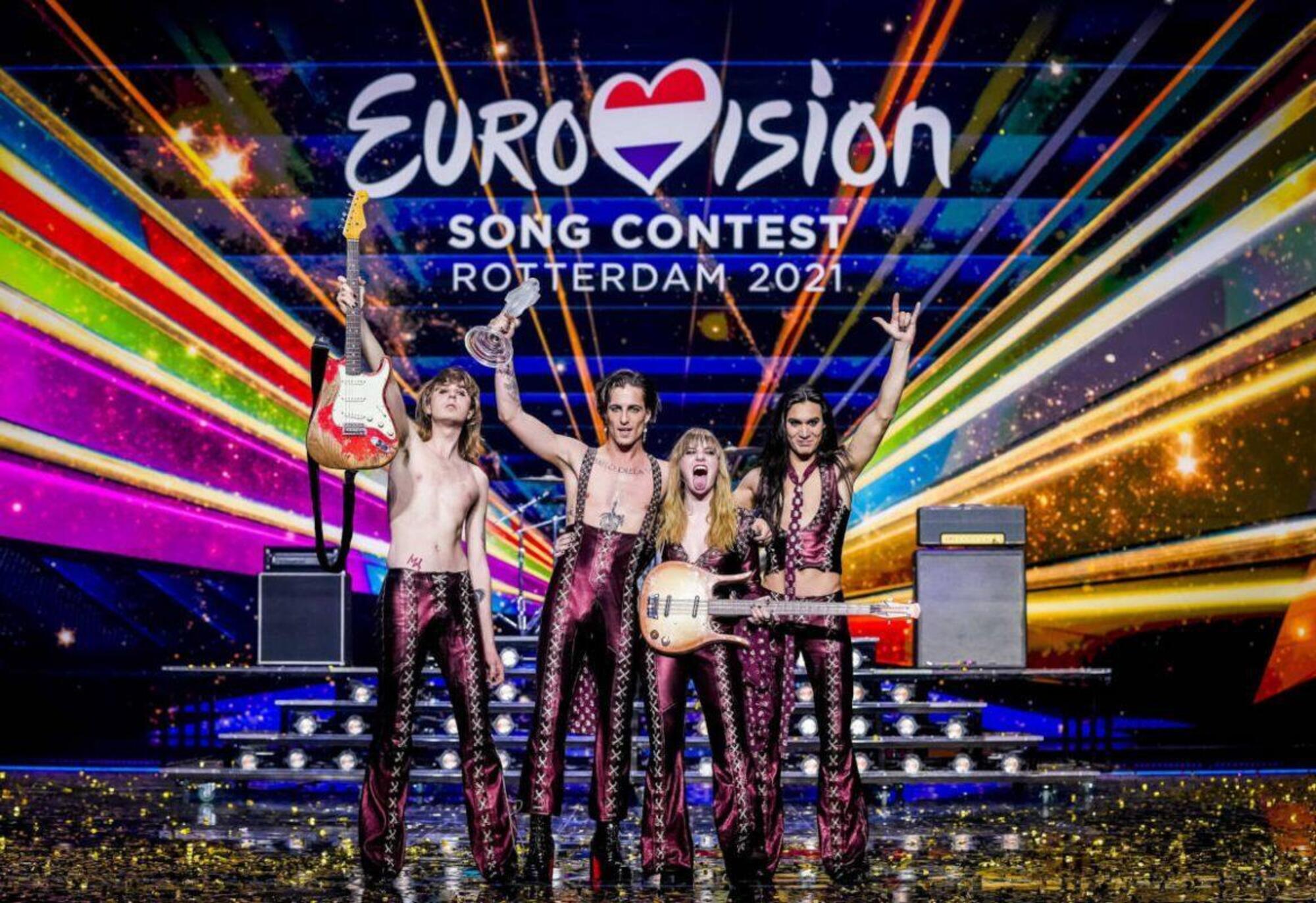 I Maneskin all&#039;Eurovision 2021, quando vinsero con &ldquo;Zitti e buoni&rdquo;