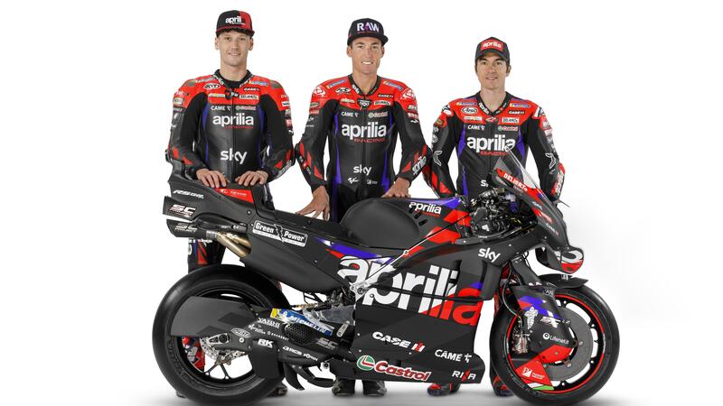 MotoGP 2024. Ecco le nuove livree dell&#039;Aprilia RS-GP 24: ci sono delle differenze! [GALLERY e VIDEO]