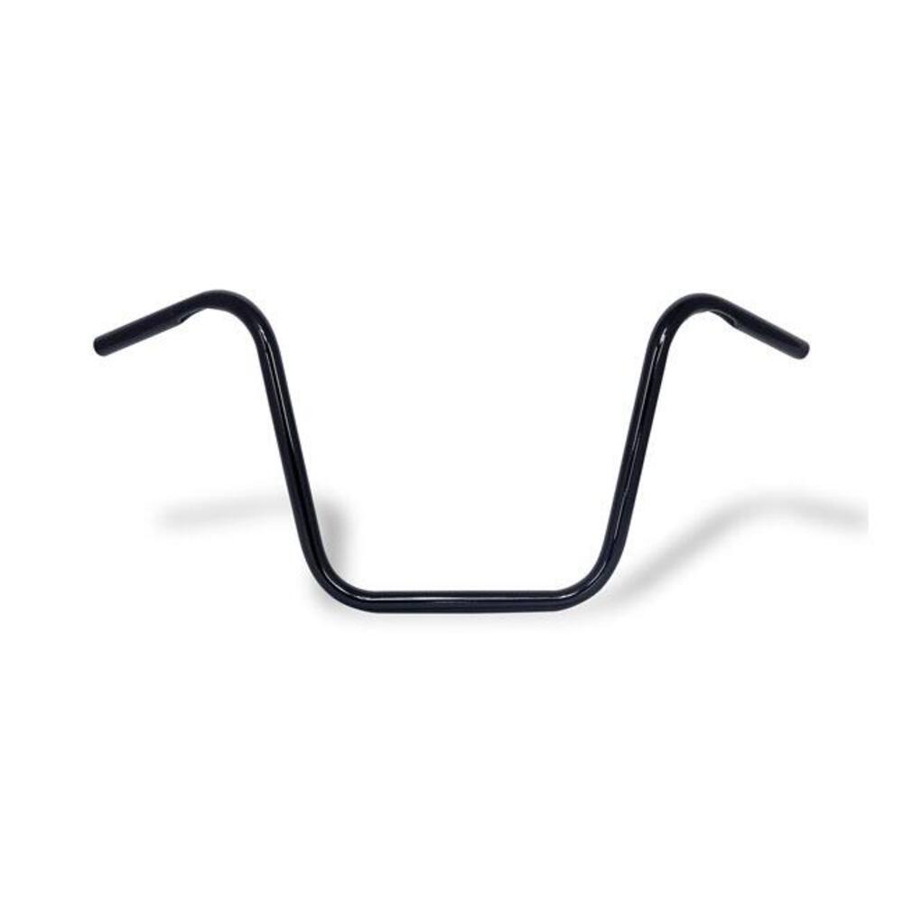 Manubrio Ape Hanger 1" alto 14" nero con fossette, 