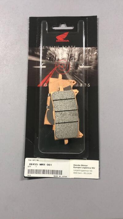 COPPIA PASTIGLIE HONDA AFRICA TWIN. CODICE 06455MK