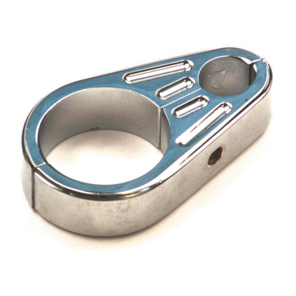 Fascetta cromata da 1-1/8" (28 mm) per cavo frizio 