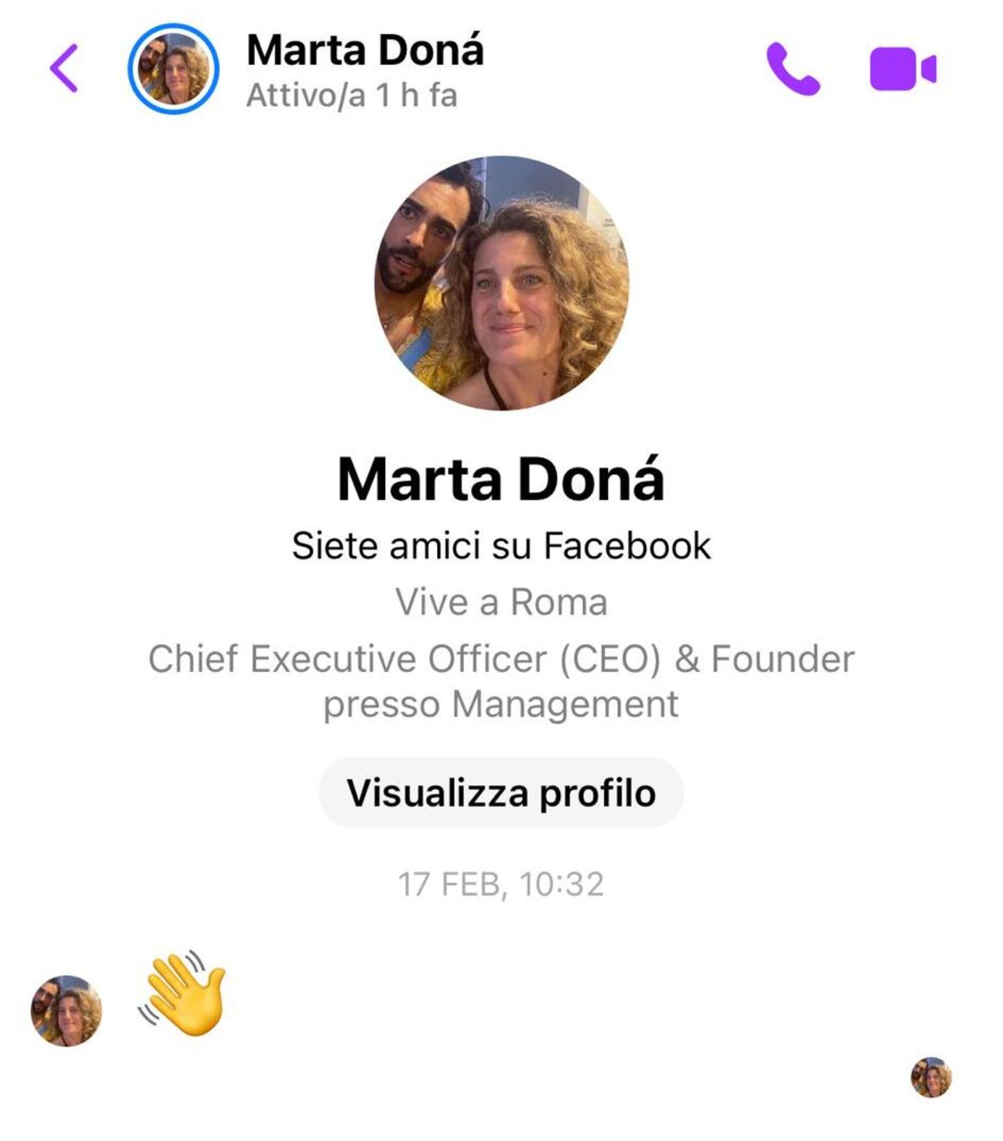 Il profilo Facebook fake di Marta Don&agrave;