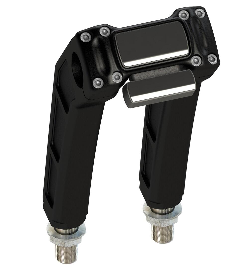 Riser neri Clubstyle Thunderbike alti 9” per manub
