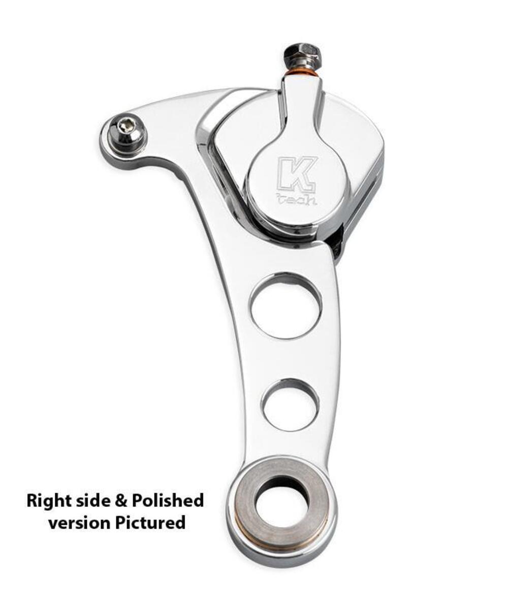 Pinza freno K-Tech ant. 2 pistoni lucidata con sup 