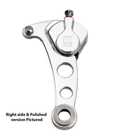 Pinza freno K-Tech ant. 2 pistoni lucidata con sup 