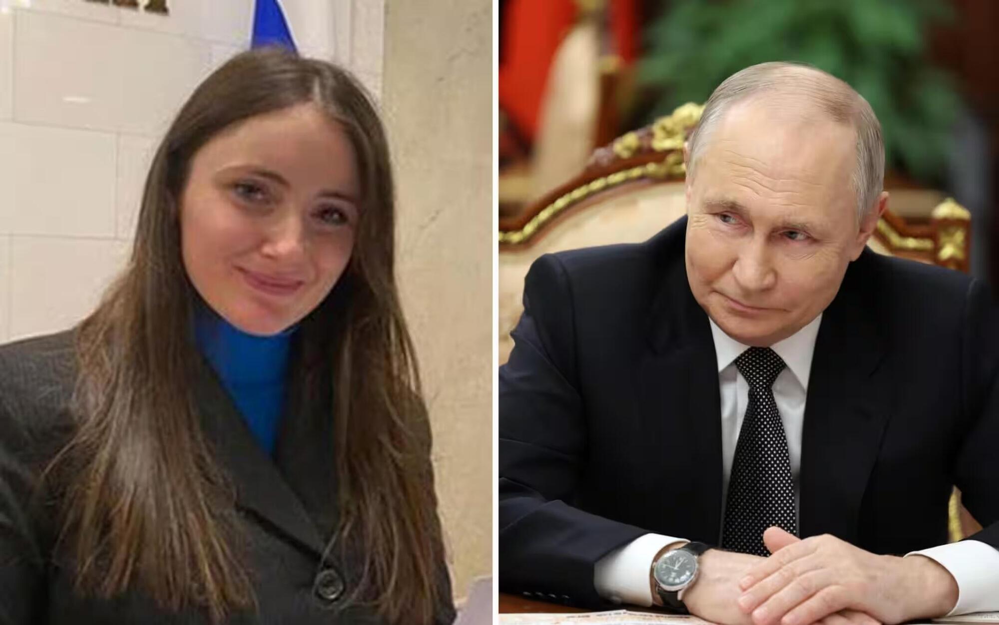 Irene Cecchini Mosca e Vladimir Putin