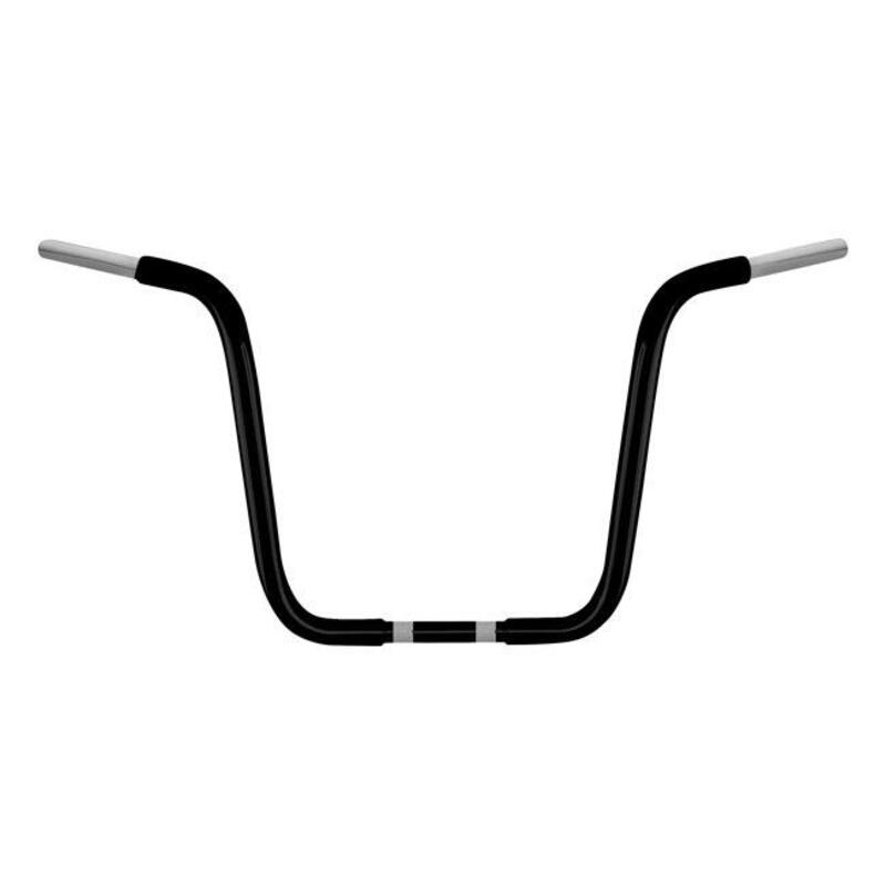 Manubrio Ape Hanger 1-1/4" alto 14" nero per Accel 