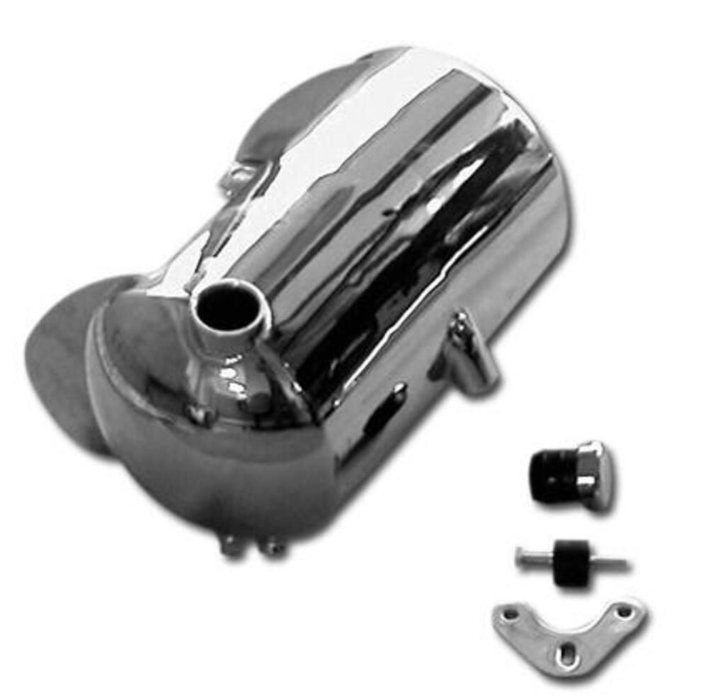 Serbatoio olio rotondo con alloggio batteria, late 