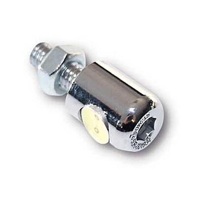 Luce targa LED cromata Hagler omologata Motorcycle 