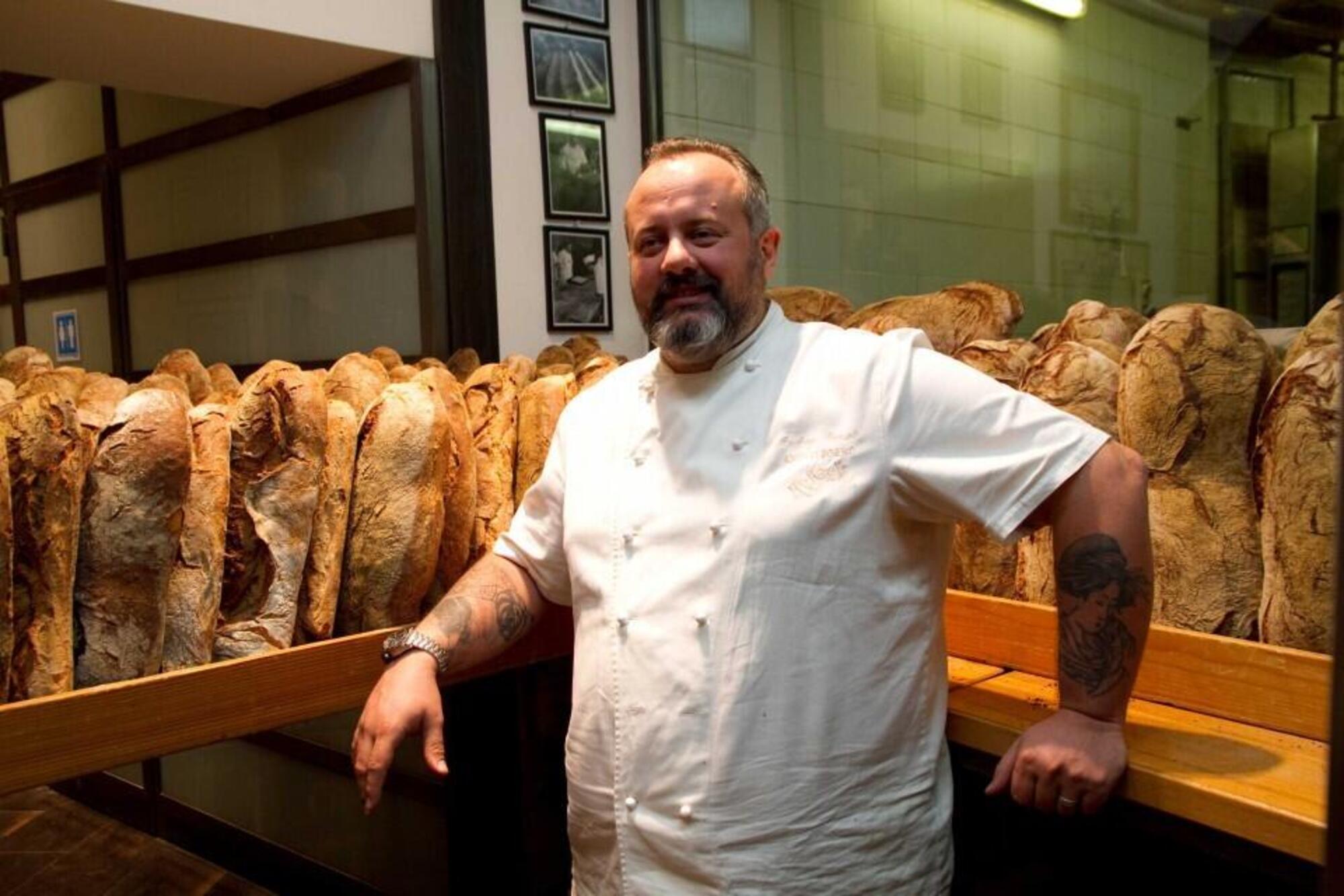 Lo chef ed esperto di pane e pizza romana Pierluigi Roscioli, ospite di Masterchef