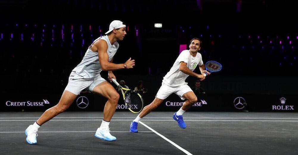 Roger Federer &egrave; tornato ad allenarsi. Ok, ma non star&agrave; preparando un doppio per l&rsquo;addio di Rafa Nadal?