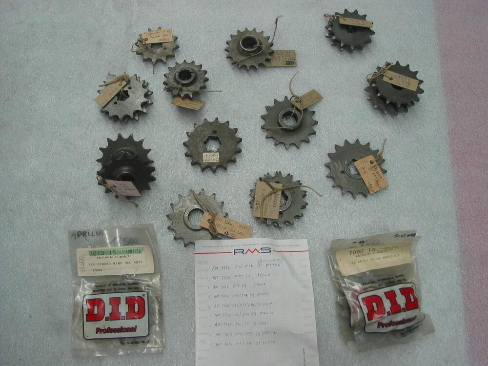 PIGNONI VARI MODELLI HONDA\ YAMAHA\CAGIVA\APRILIA\ECC.12