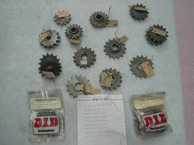 PIGNONI VARI MODELLI HONDA\ YAMAHA\CAGIVA\APRILIA\ECC.12