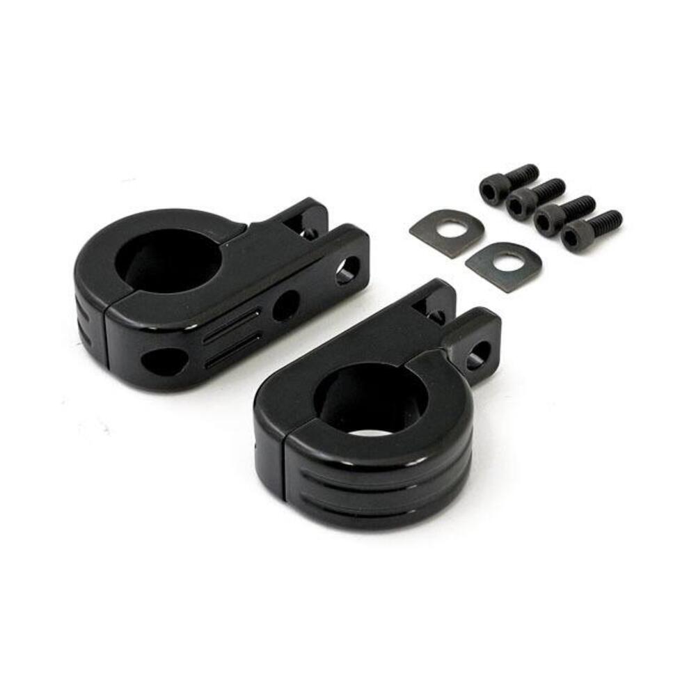 Supporto Pedaline diametro 1-1/4" (32 mm) nero Mot 