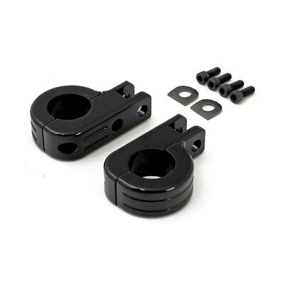 Supporto Pedaline diametro 1-1/4" (32 mm) nero Mot 