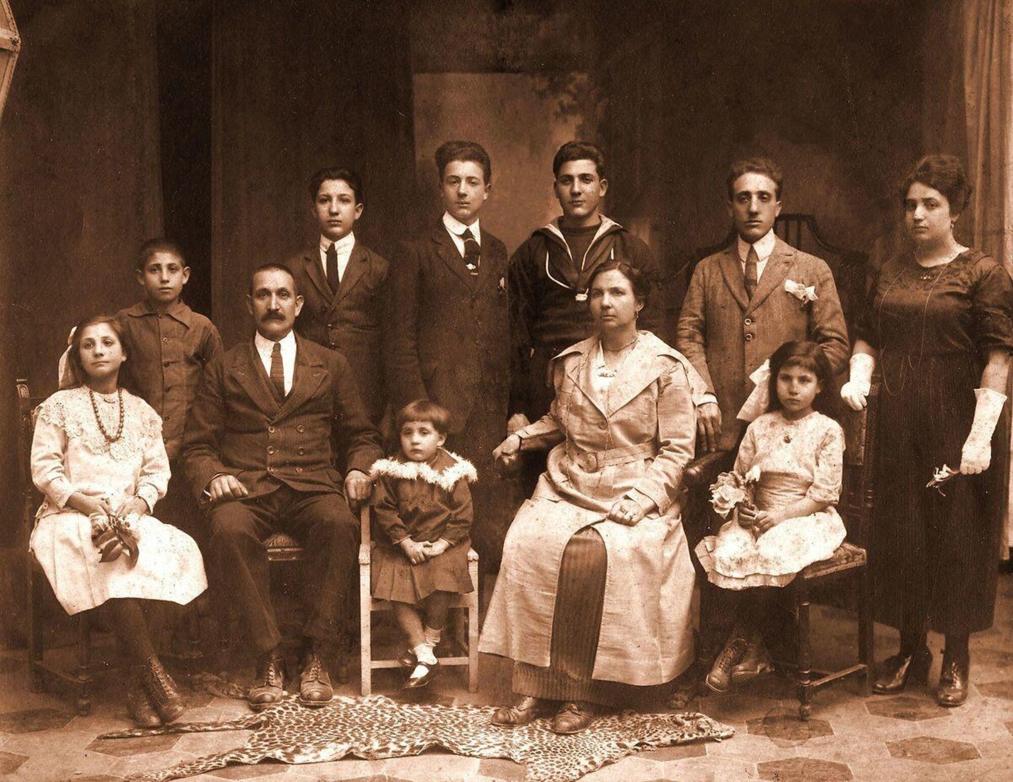 Un reperto del passato: la tipica famiglia numerosa