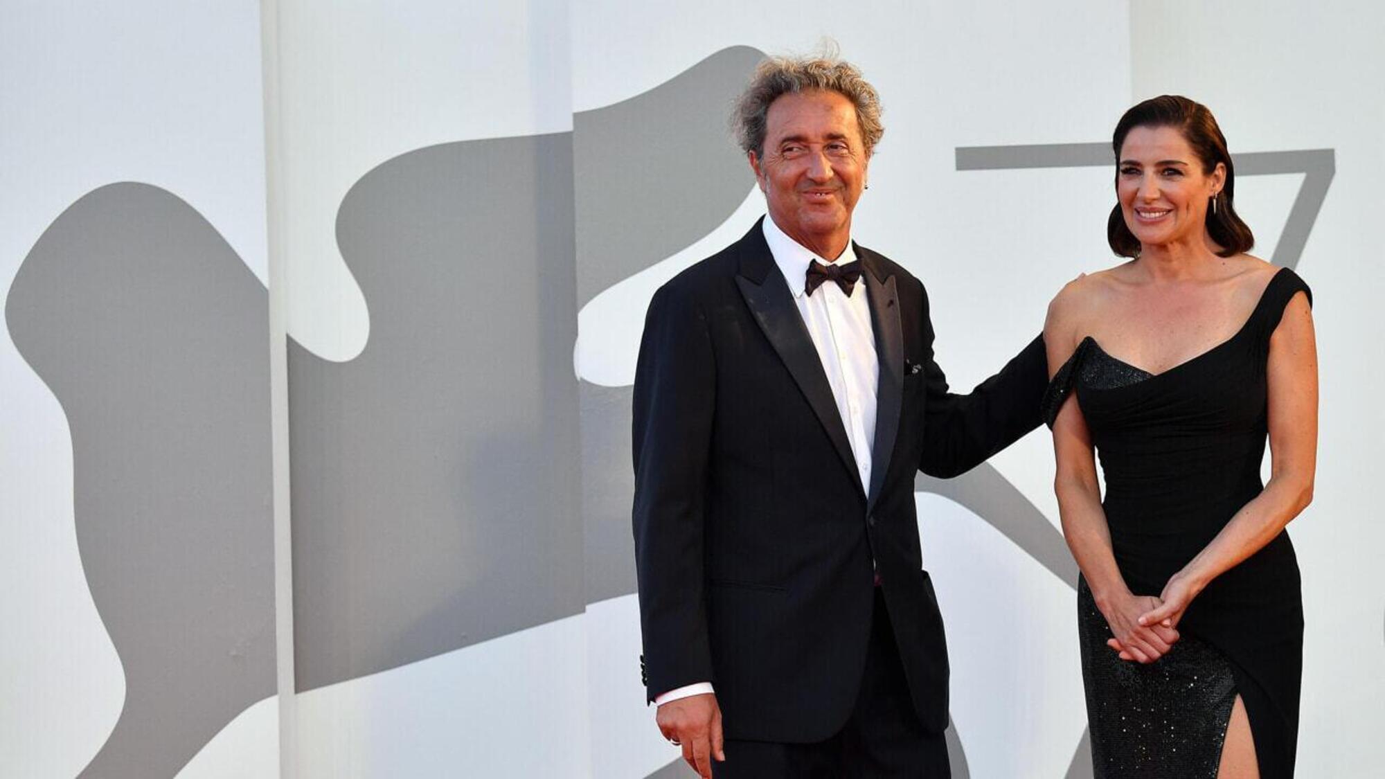 Luisa Ranieri e Paolo Sorrentino alla cerimonia degli Oscar