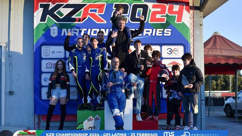 KZR Championship 2024, ecco come &egrave; andata la prima gara stagionale a Latina