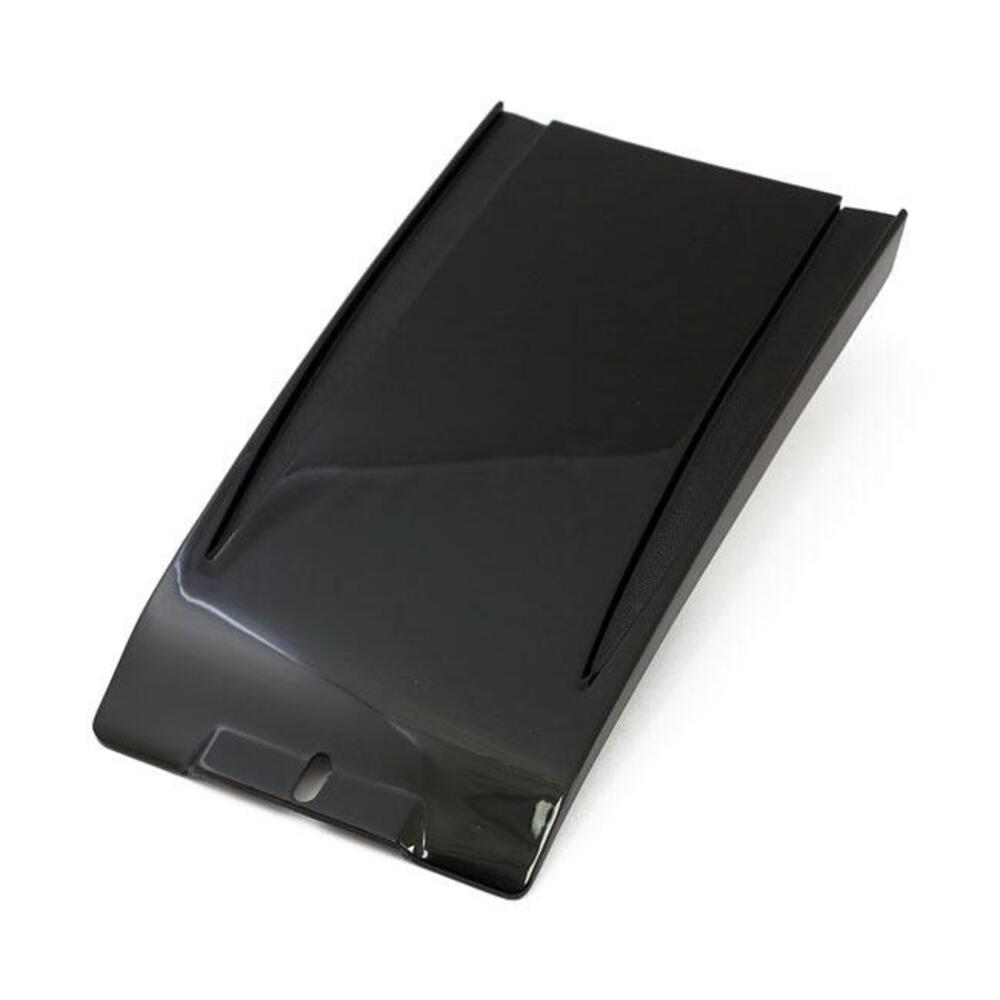 Inserto inferiore cruscotto liscio nero per Softai 