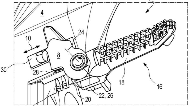 Bmw: depositata la richiesta di brevetto per la regolazione delle pedane, ecco come funziona
