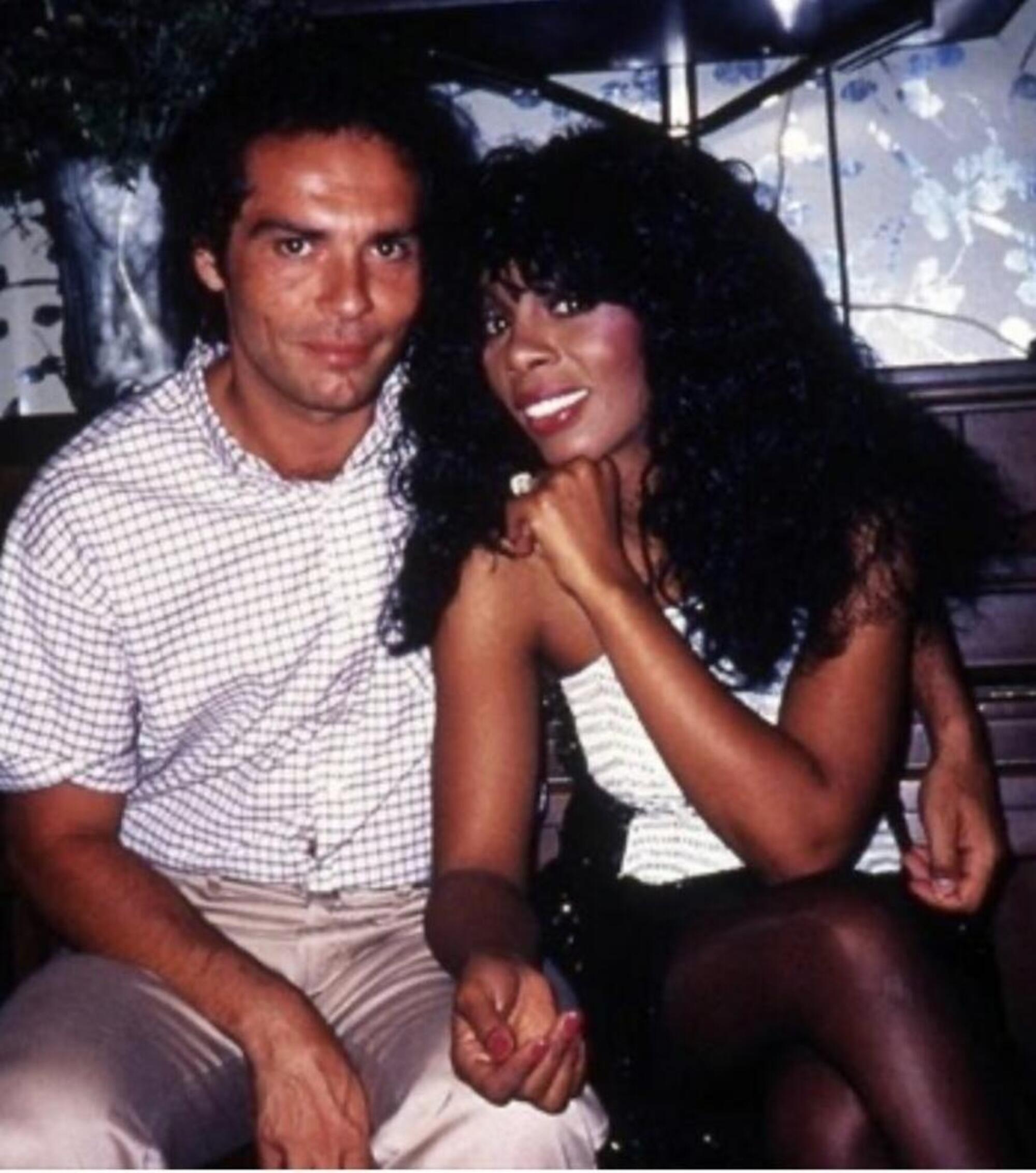 Bruce Sudano e Donna Summer in una foto d&#039;epoca