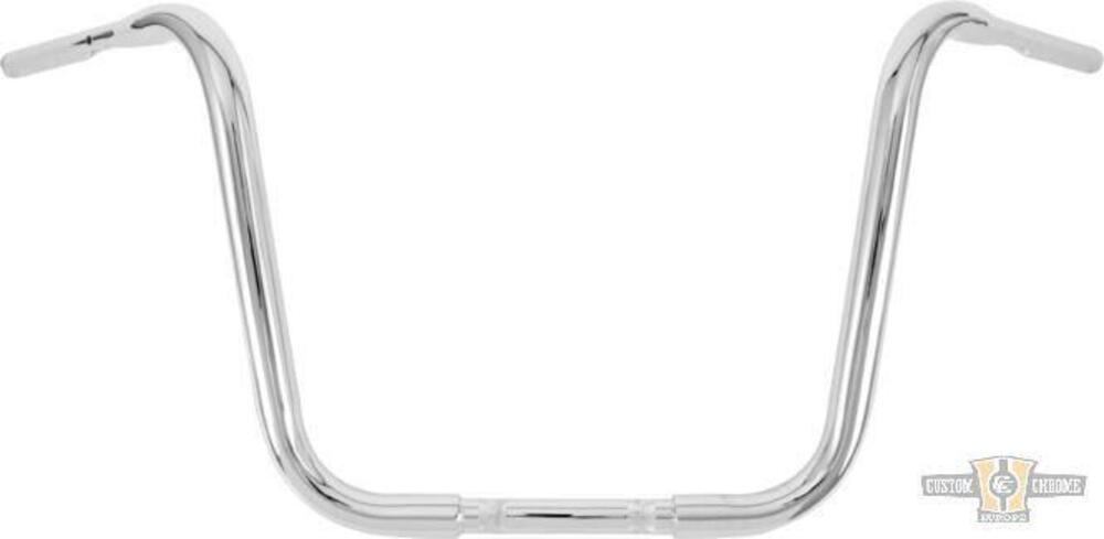 Manubrio Ape Hanger 1-1/4" alto 14" Cromato Gorill 