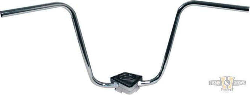 Manubrio Ape Hanger 1" alto 16" Cromato senza foss Fehling