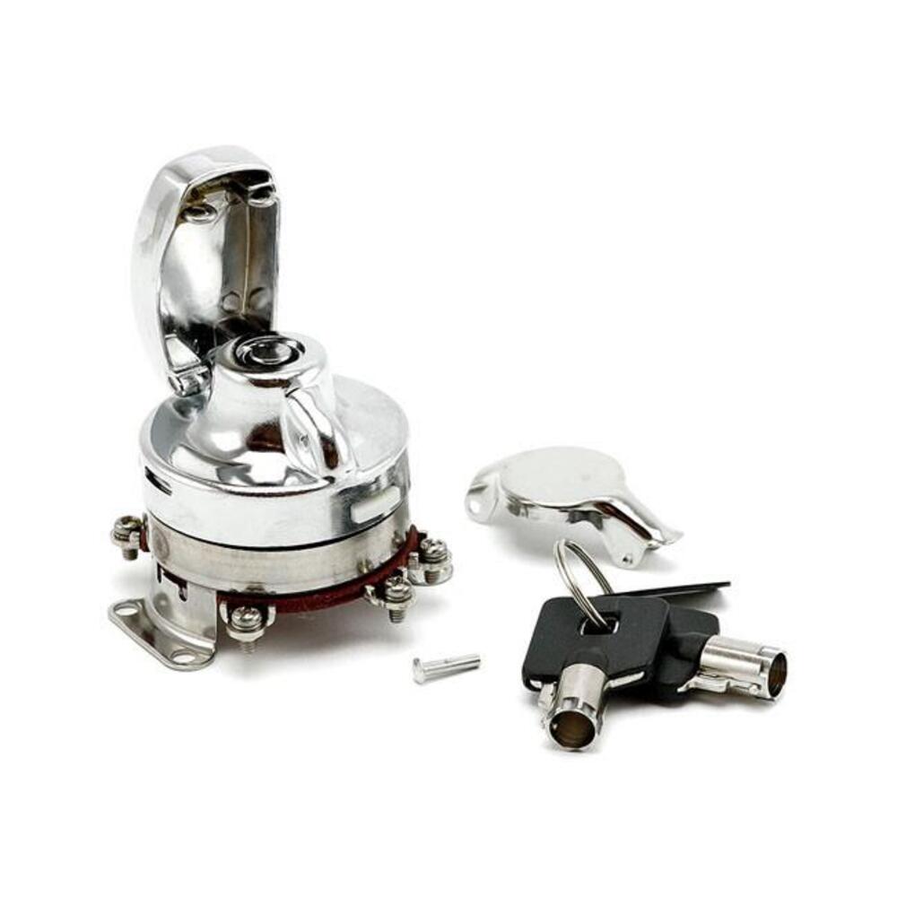 Blocchetto chiave accensione cromato elettronico P 