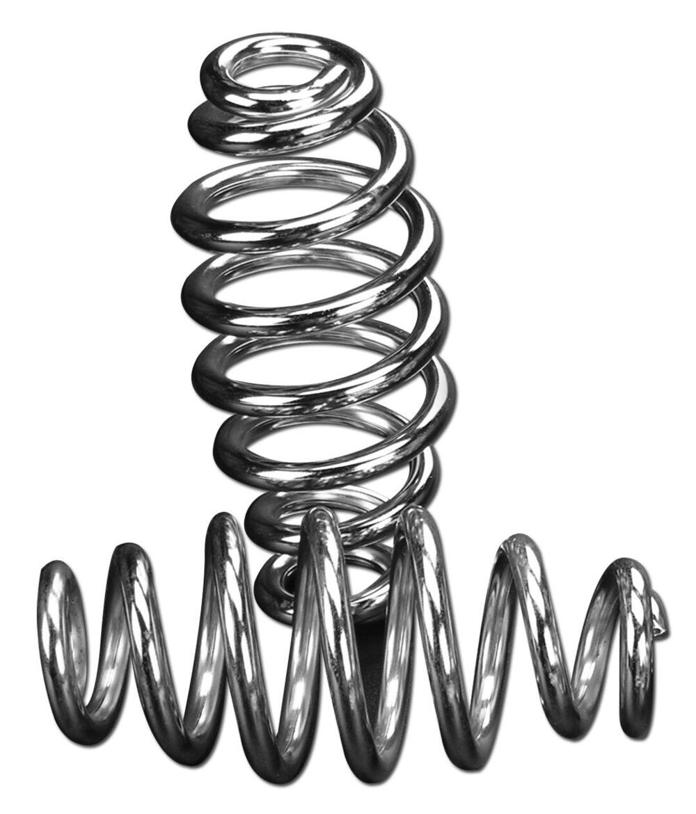 Molle sella cromate da 5" cilindriche Custom Chrom 
