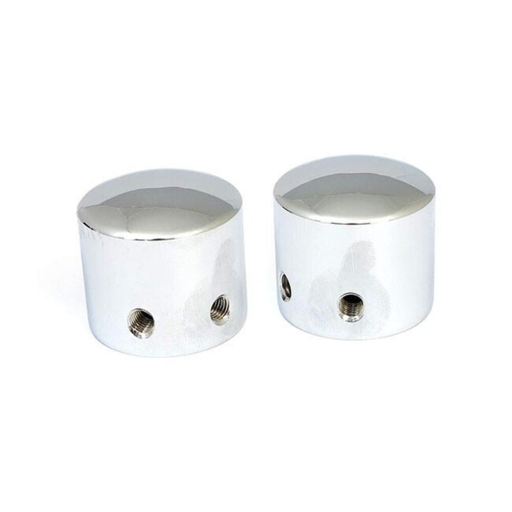 Coperture perno ruota anteriori cromate per Tourin 