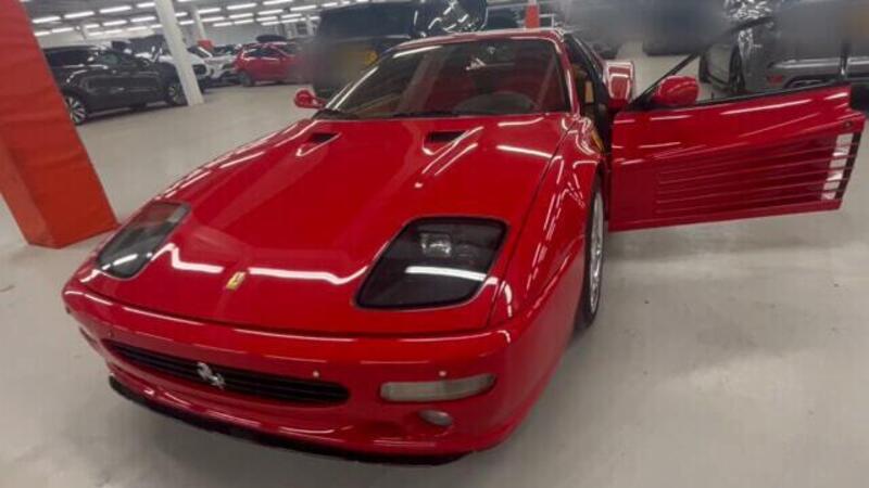 La Ferrari Testarossa di Gerhard Berger ritrovata dopo il furto del GP a Imola del 1995
