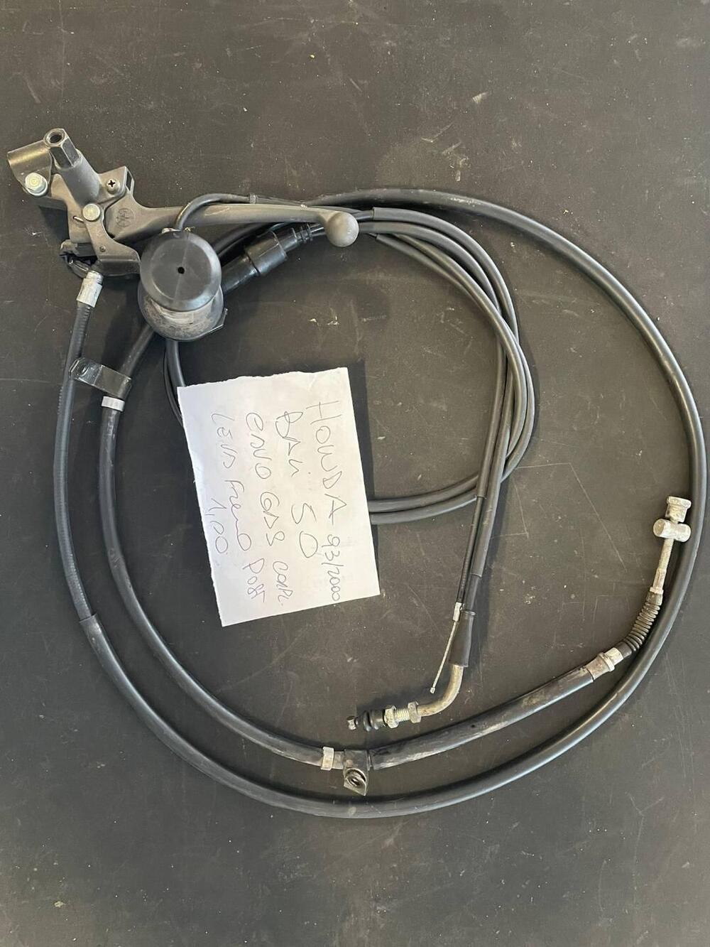 Cavo gas completo leva freno HONDA BALI 50 Kymco (2)