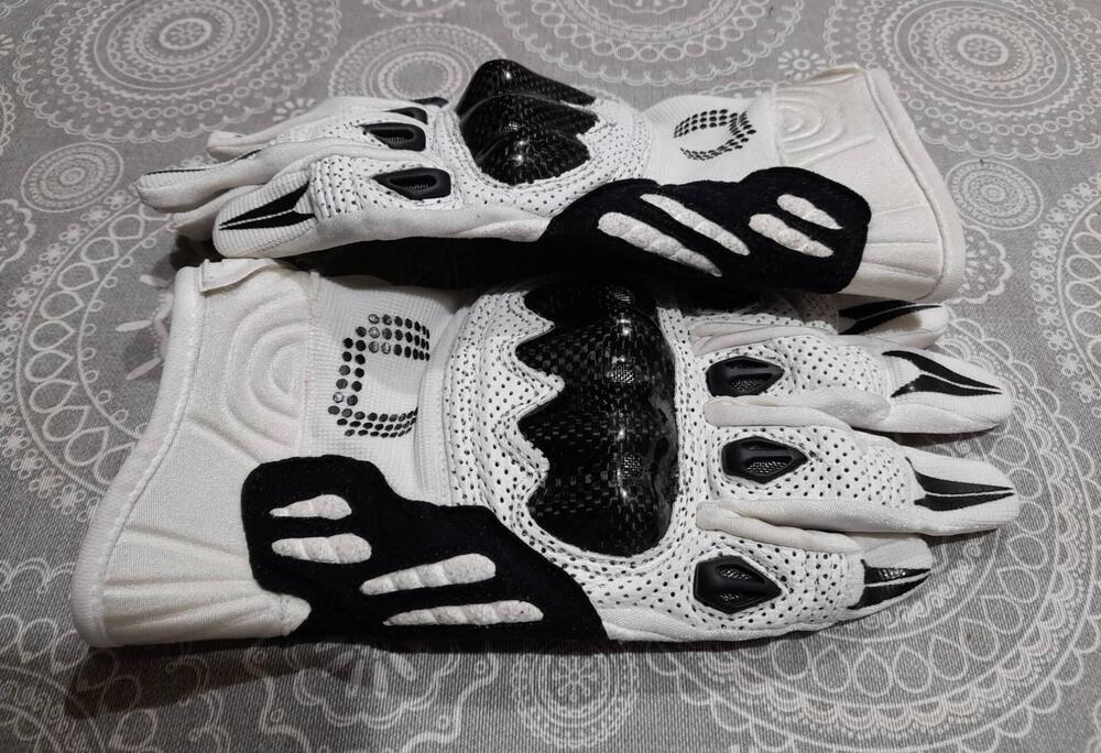 Guanti moto racing pelle + Guanti motocross/bici - 4 Racing (12)