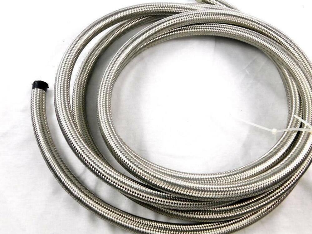 Tubo in treccia inox diametro 5/16" (7,9 mm) lungo 