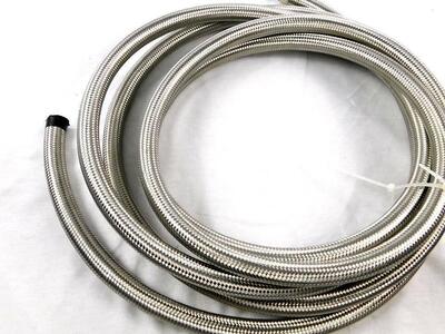 Tubo in treccia inox diametro 5/16" (7,9 mm) lungo 