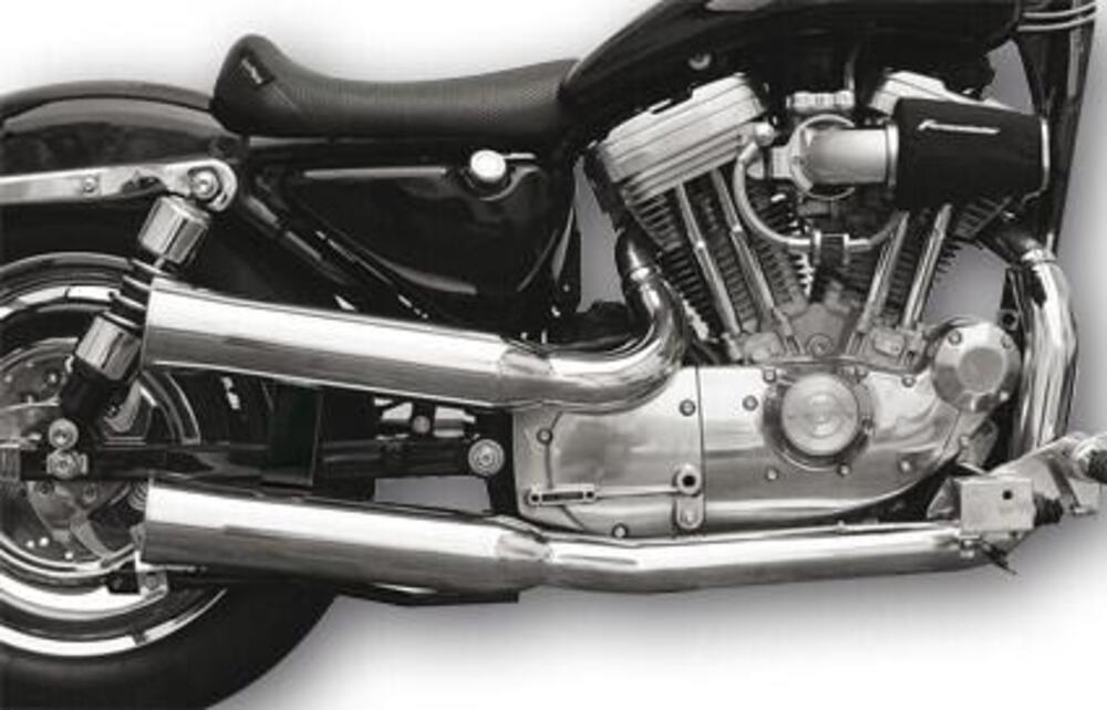 Marmitte Falcon 2 in 2 inox lucidate NON OMOLOGATE 