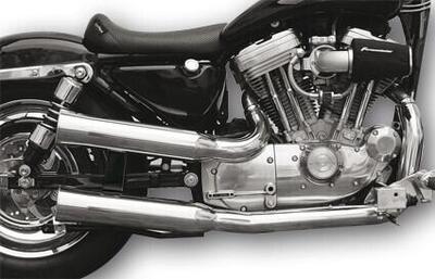 Marmitte Falcon 2 in 2 inox lucidate NON OMOLOGATE 