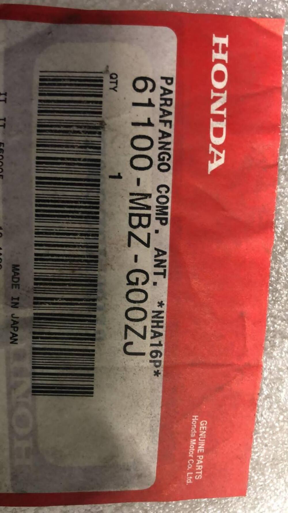 PARAFANGO ANT. HONDA CB 600. CODICE 61100MBZG00ZJ (7)