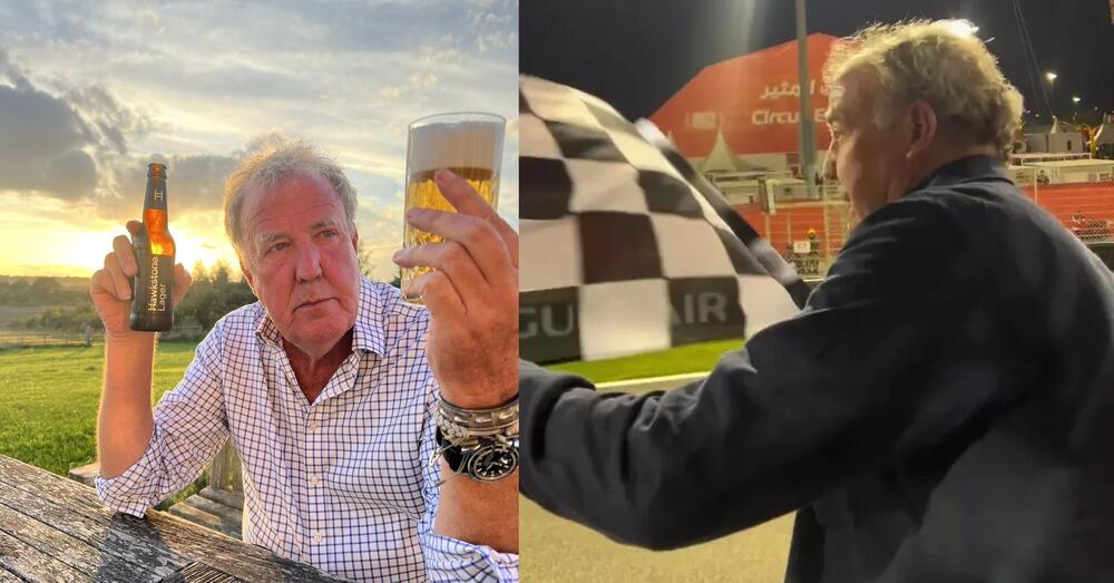 La storia di Jeremy Clarkson sbandieratore alticcio che al Gp di F1 si &egrave; perso la Red Bull di Verstappen: &ldquo;Avevo bevuto birra e vino e...&rdquo;
