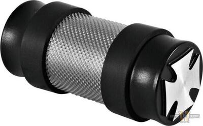 Pedalino cambio HKC Cross gomma nera, nero Hells 