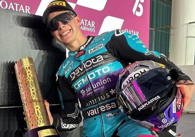 MotoGP 2024. GP del Qatar. Moto 3: vittoria di David Alonso all’ultima curva, secondo Dani Holgado, quarto Riccardo Rossi