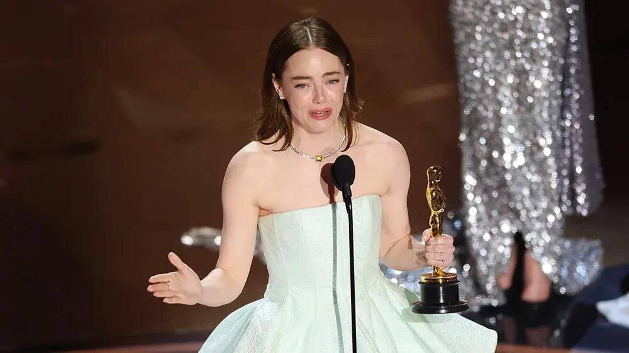 Emma Stone vince l&#039;Oscar come miglior attrice protagonista