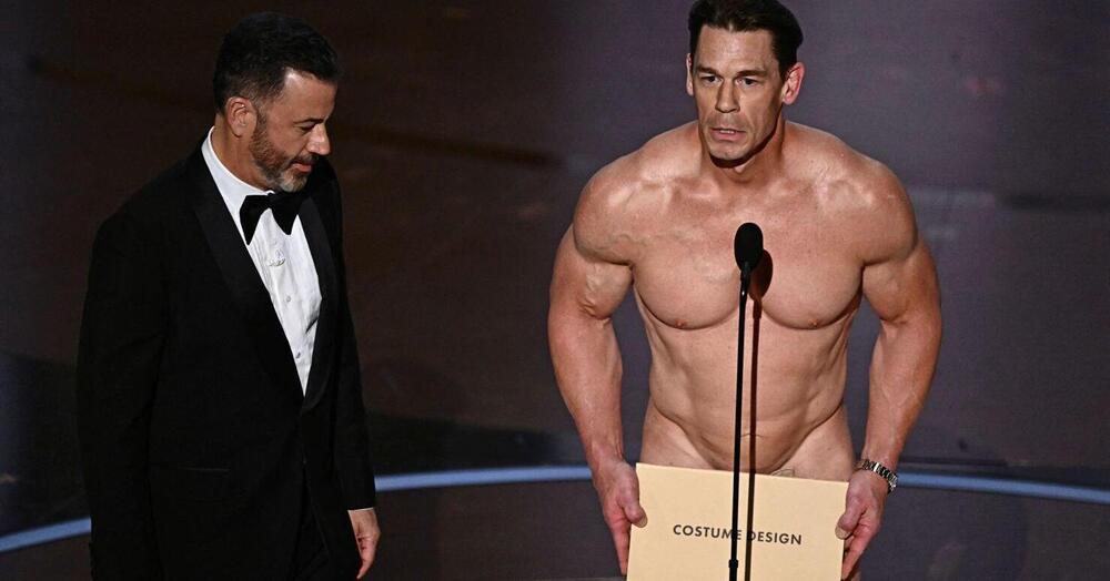 John Cena nudo agli Oscar &egrave; la massima espressione dell&#039;ironia MeToo?