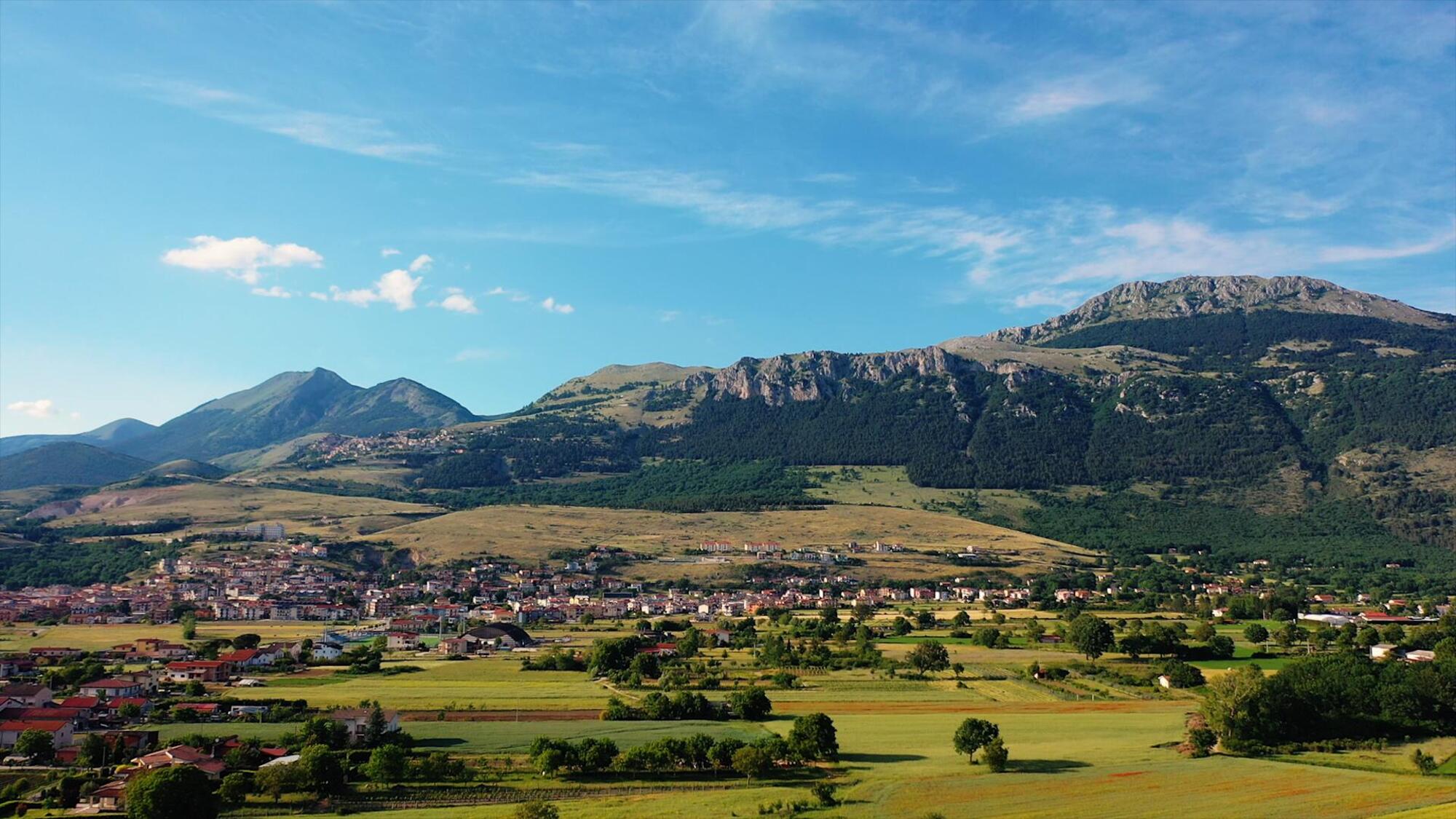 Paesaggio della Val D&#039;Agri in Lucania