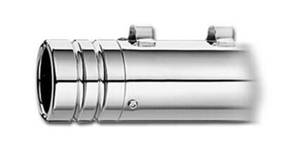 Finalino Grooved Billet 3,5" SuperTrapp cromato pe