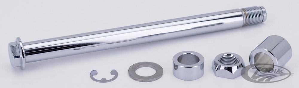 Perno ruota posteriore con distanziali e dado per Drag Specialties